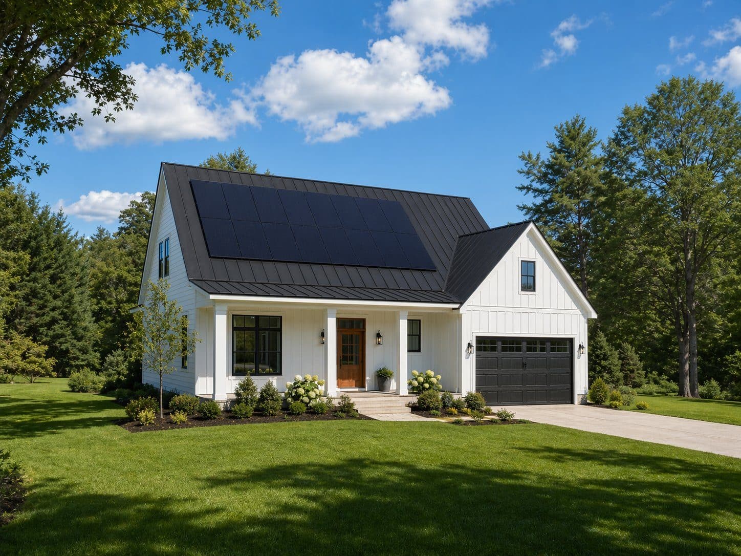 A Nova Scotia home with a rooftop solar array installed by ClearSky Solar